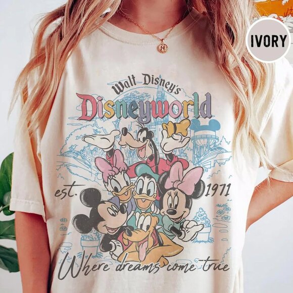 Walt Disney Disneyworld Est 1971 Shirt, Disneyworld Shirt, Disney Family Vac 141 - Picture 1 of 6